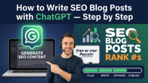 How to Write SEO Blog Posts with ChatGPT — Step by Step